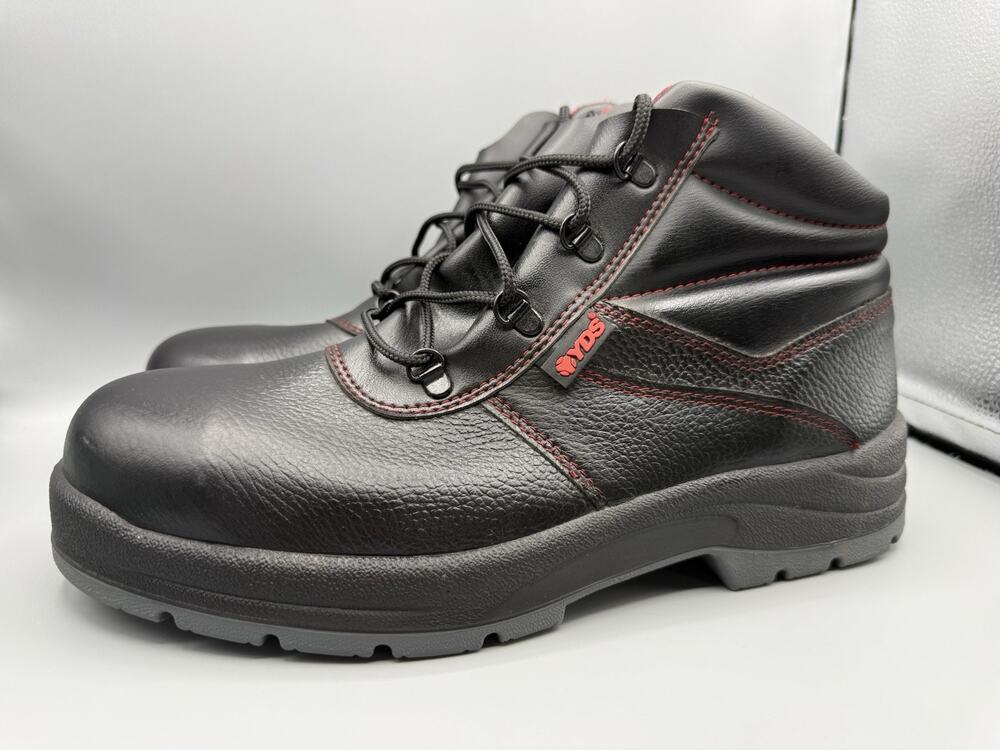 YDS Safety Military Police Footwear and Outwear Black Work Boots Men’s Size 10